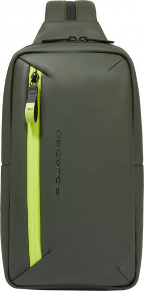 Рюкзак слинг мужской Piquadro Urban CA6540UB00/N черный кожа