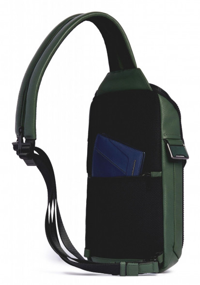 Рюкзак слинг мужской Piquadro Urban CA6540UB00/N черный кожа