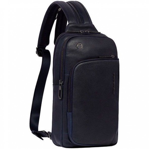 Рюкзак слинг мужской Piquadro Urban CA6540UB00/N черный кожа