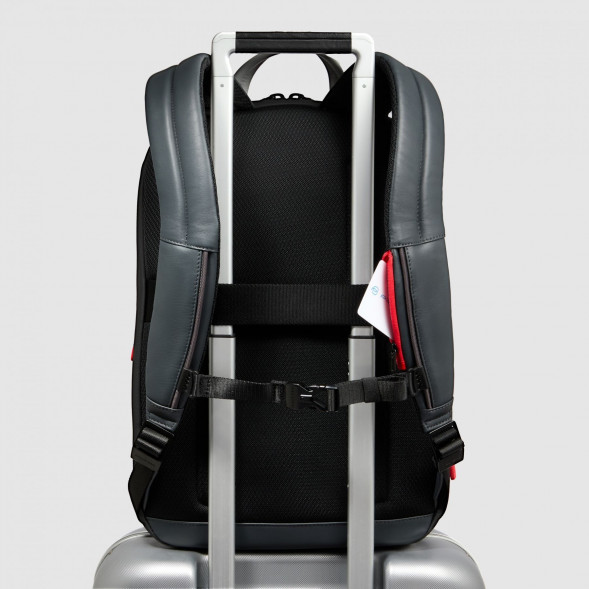 Рюкзак Piquadro Urban CA6384UB00/GRN серый/черный кожа