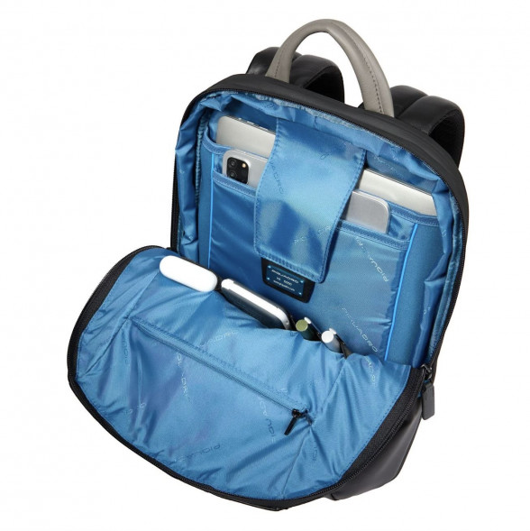 Рюкзак Piquadro Urban CA6384UB00/GRN серый/черный кожа
