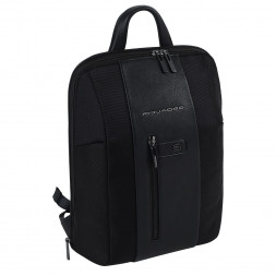 Рюкзак Piquadro Brief2 CA6384BR2/N черный нейлон/натуральная кожа